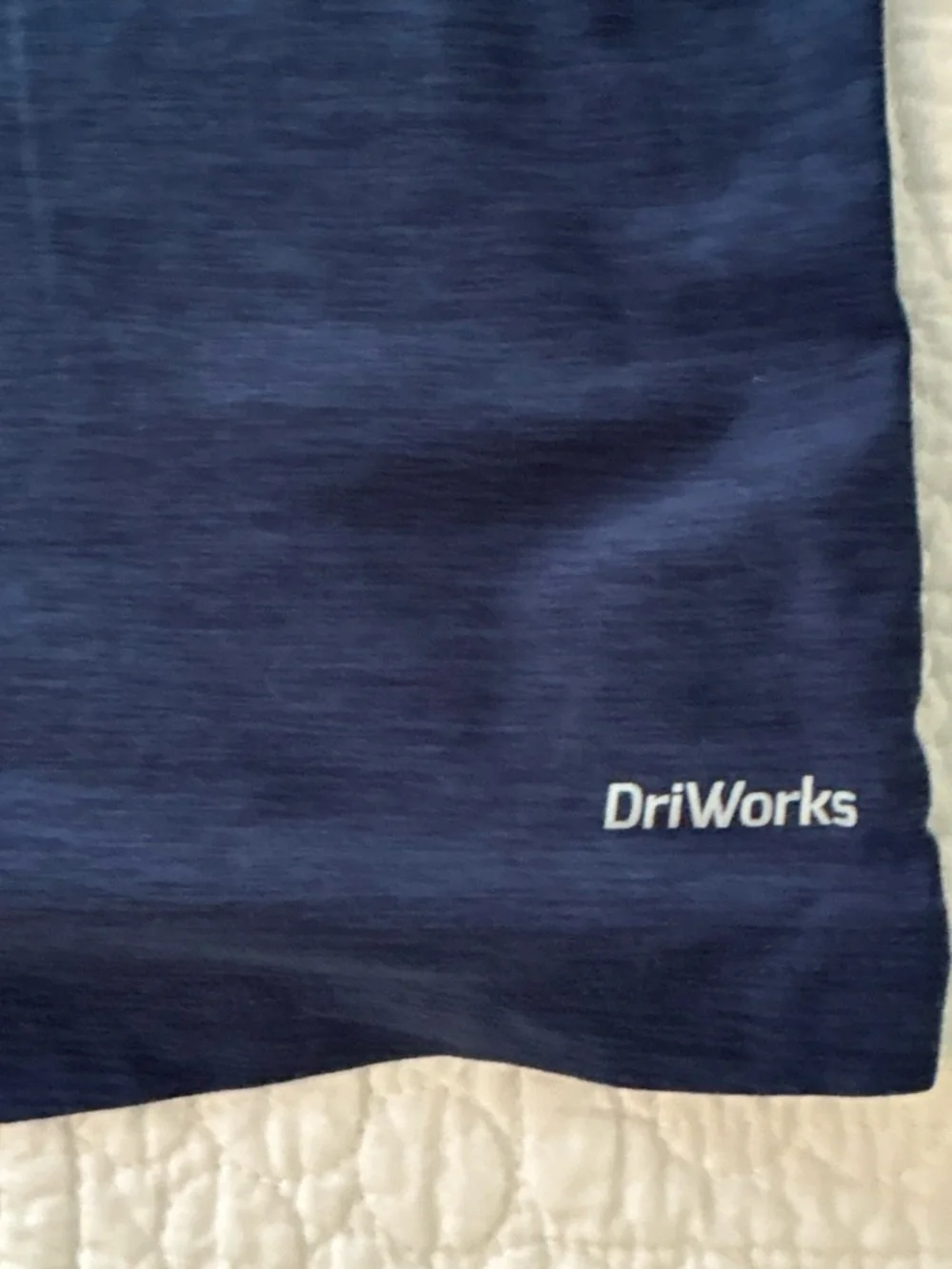 Athletic Works Navy Long Sleeve Crew Tee - Youth